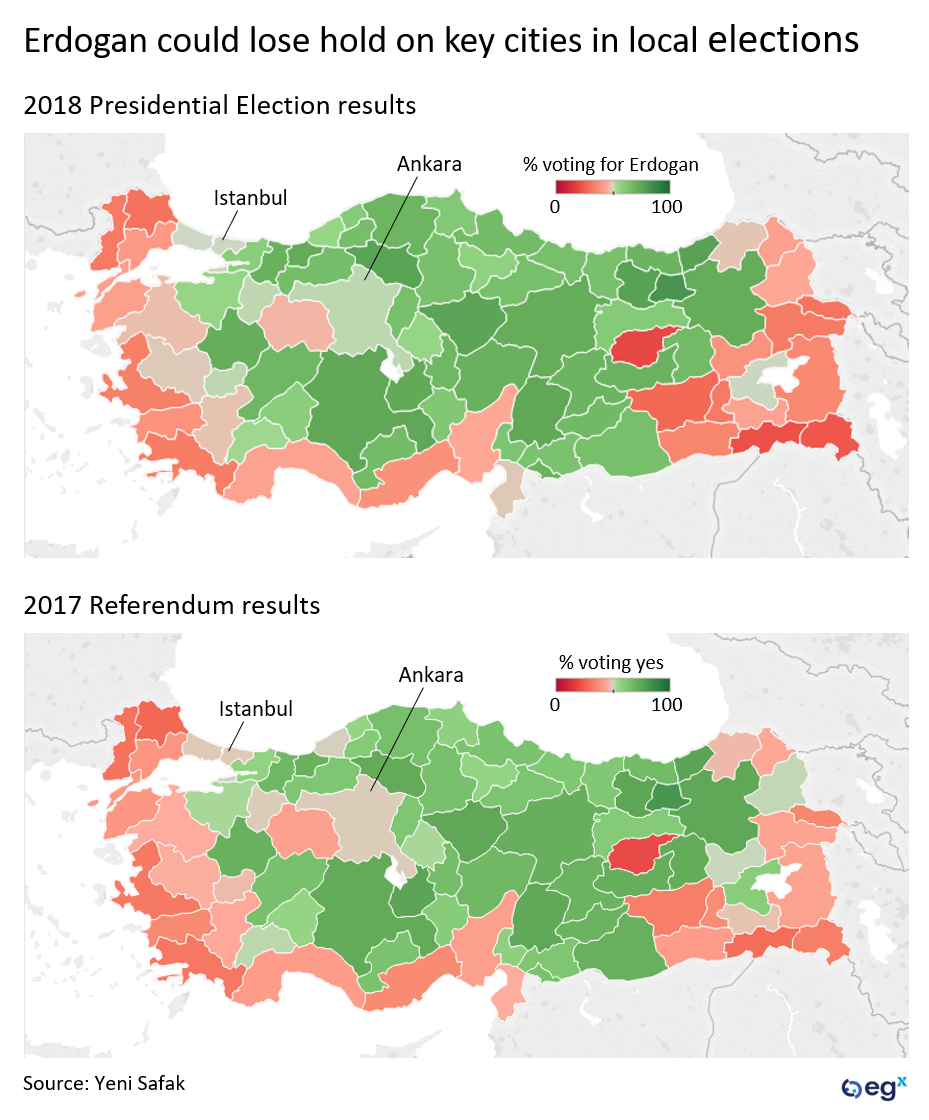 Turkey Voting Map