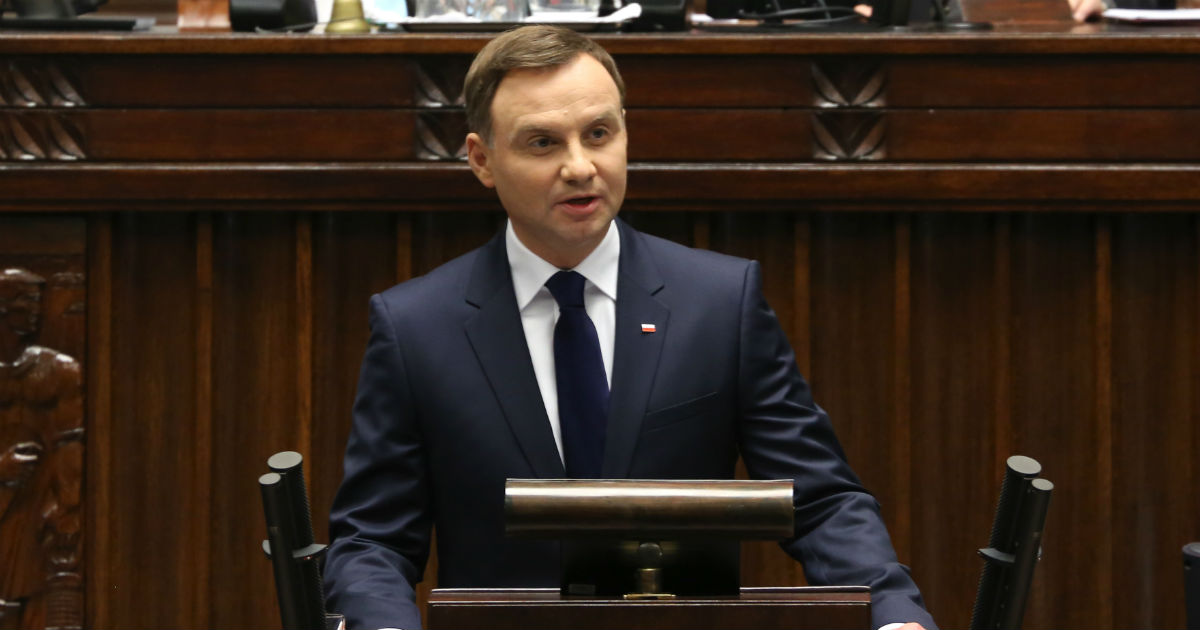 Open the doors to NATO and the EU, says Poland's President Duda