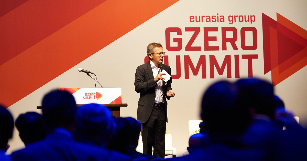 Eurasia Group Japanese The End Of The American Order Ian Bremmer Speech At 19 Gzero Summit